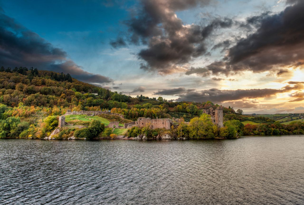 Loch Ness is the second-largest lake in Scotland.