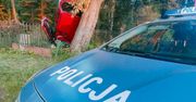 Tragiczny wypadek. Samochód wystrzelił w powietrze