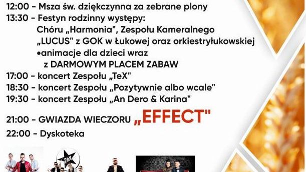 Dożynki Gminy Łukowa w Pisklakach 2021