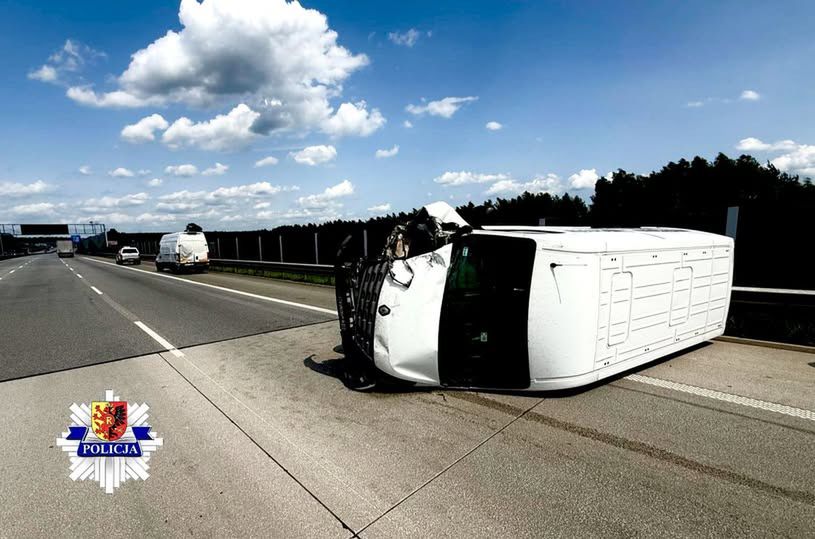 Wypadek na autostradzie A1. Utrudnienia w kierunku Łodzi
