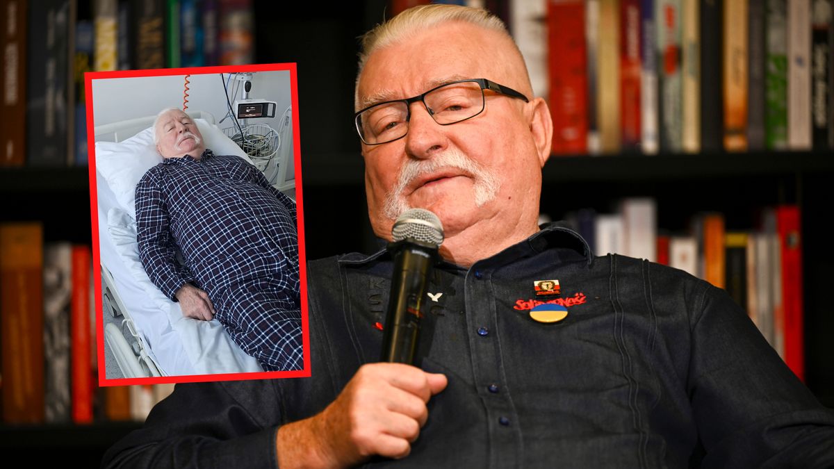 Lech Wałęsa pokazał zdjęcie ze szpitala