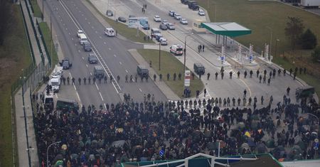 Atak na polską granicę. Nagrania trafiły do sieci