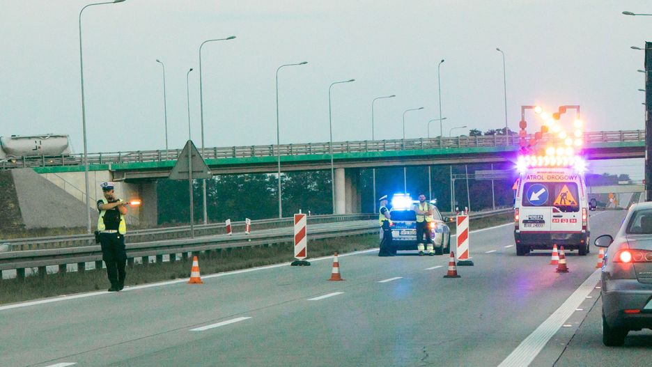 Kierowca, który celowo zablokował autostradę A2