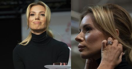 Zamyślona Janachowska pozuje z ciastkiem (FOTO)