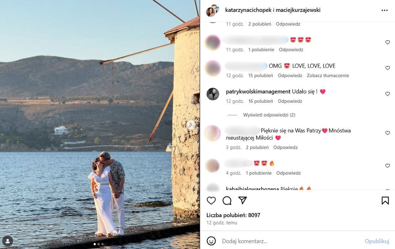 Komentarz menadżera Cichopek