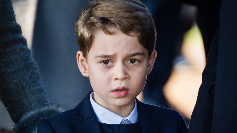 KING'S LYNN, ENGLAND - DECEMBER 25:  Prince George of Cambridge attends the Christmas Day Church service at Church of St Mary Magdalene on the Sandringham estate on December 25, 2019 in King's Lynn, United Kingdom. (Photo by Pool/Samir Hussein/WireImage)