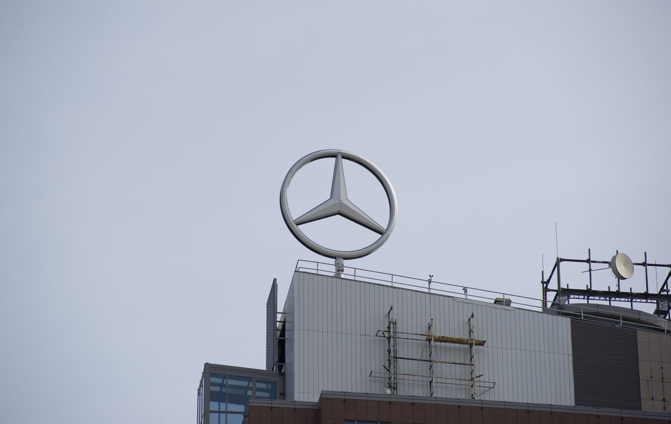 Mercedes-Benz emblem is seen on September 19, 2020 in Warsaw, Poland. (Photo Illustration by Aleksander Kalka/NurPhoto via Getty Images)