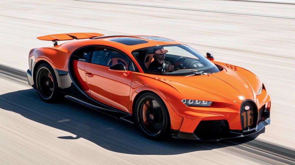 Bugatti Chiron na torze
