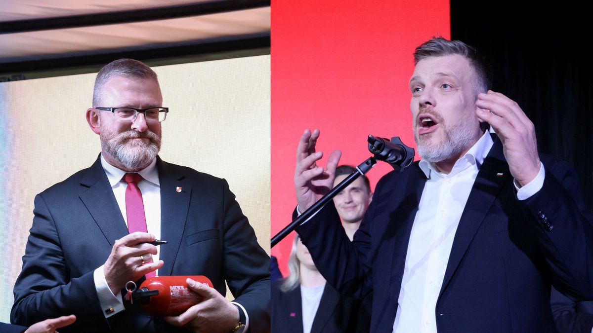 Grzegorz Braun  i Adrian Zandberg, oni szykują się na 2027 rok