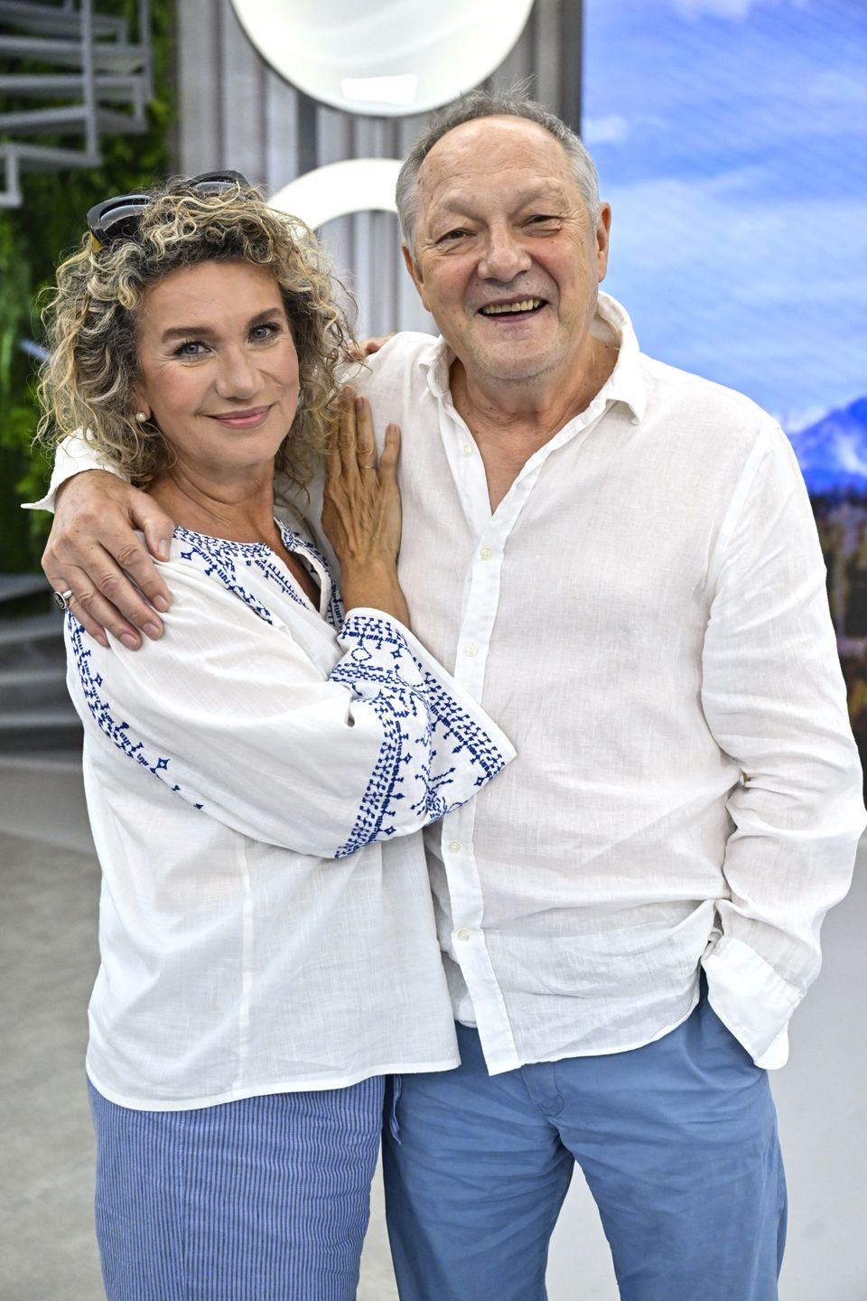 Joanna Trzepiecińska i Tomasz Dedek w "Halo tu Polsat"
