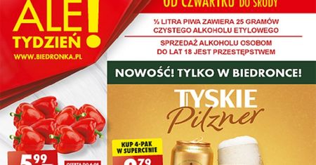 Biedronka najnowsza gazetka od czwartku 4 sierpnia. Promocje w Biedronce 4.08-10.08