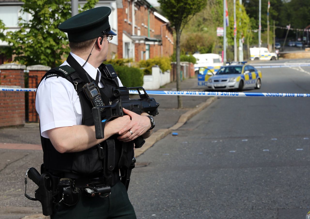 A 20-year-old man was found nailed to a fence in Bushmills in County Antrim in Northern Ireland. Stock photo