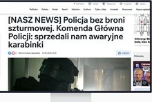 Tekst na portalu TV Republika, fot. mockupbro