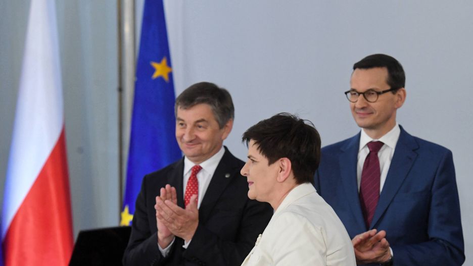Marek Kuchciński, Beata Szydło, Mateusz Morawiecki