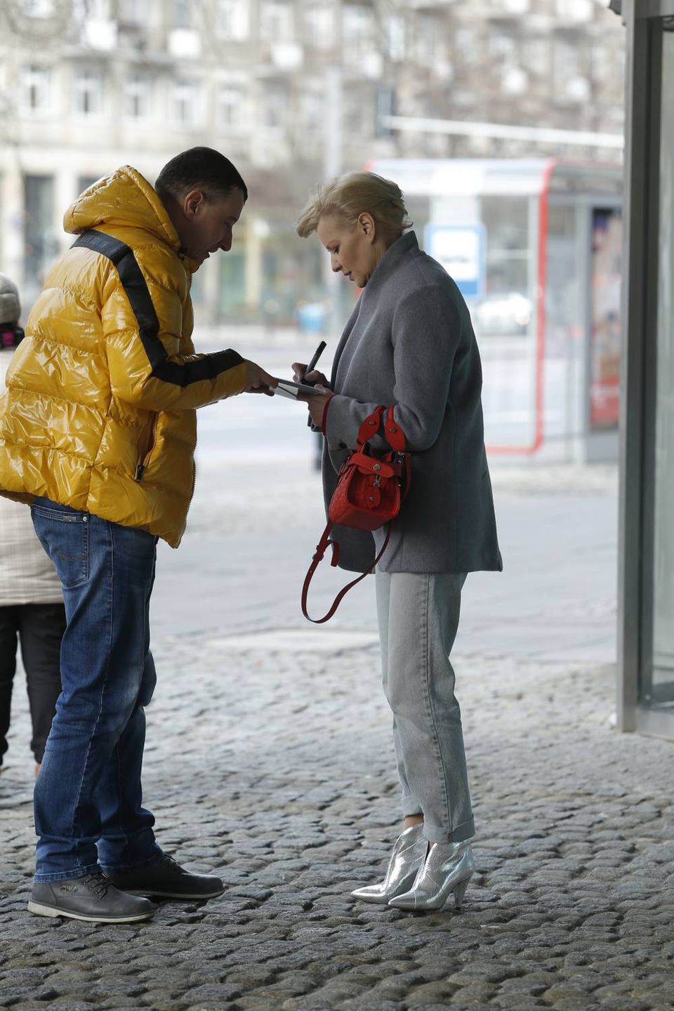 Małgorzata Kożuchowska w wiosennej stylizacji w Dzień Dobry TVN