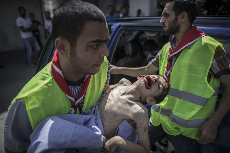 Strefa gazy - prawie 340 ofiar izraelskich nalotów