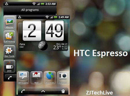 HTC Espresso - Android z QWERTY i Sense UI już w maju 2