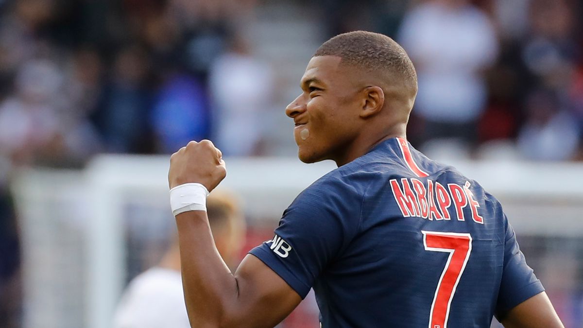 PAP/EPA / ETIENNE LAURENT / Na zdjęciu: Kylian Mbappe Lottin (Paris Saint-Germain)