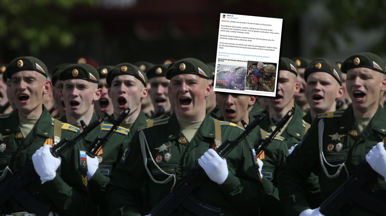 Russian recruitment campaign blunder: Ukrainian soldier on army posters