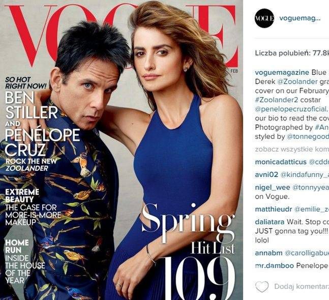 Najnowsza okładka Vogue'a