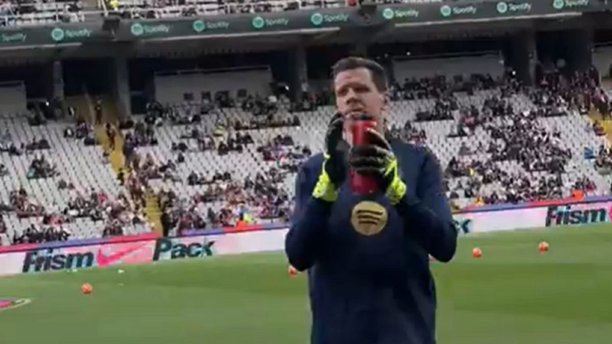 Twitter / FC Barcelona / Na zdjęciu: Wojciech Szczęsny