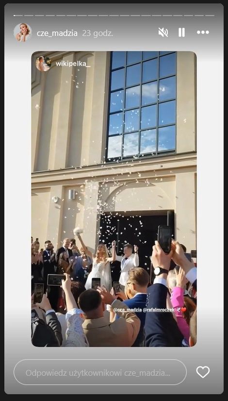 Ślub i wesele Rafała Mroczka i Magdaleny Czech