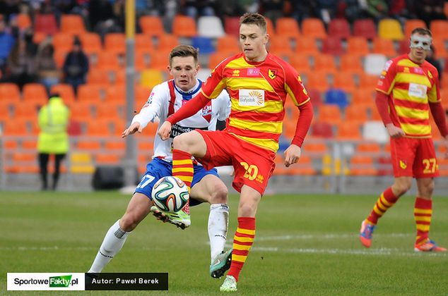 Maciej Gajos w zabrzu zdobył swoją trzecią bramkę w tym sezonie