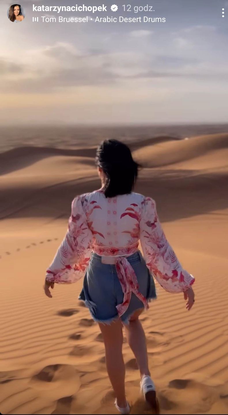 Kasia Cichopek z córką w Dubaju
