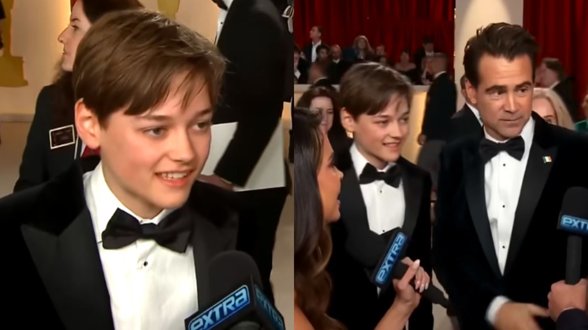 Colin Farrell udzielił wywiadu z synem. Po jednym z pytań wyraźnie się zmieszał