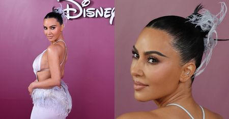 Ozdobiona strusim pierzem Kim Kardashian wdzięczy się podczas promocji serialu w Rio de Janeiro. Stylowo? (ZDJĘCIA)