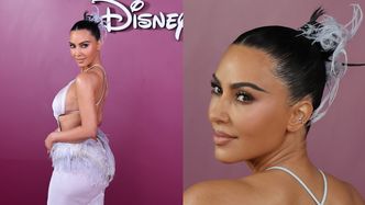 Ozdobiona strusim pierzem Kim Kardashian wdzięczy się podczas promocji serialu w Rio de Janeiro. Stylowo? (ZDJĘCIA)
