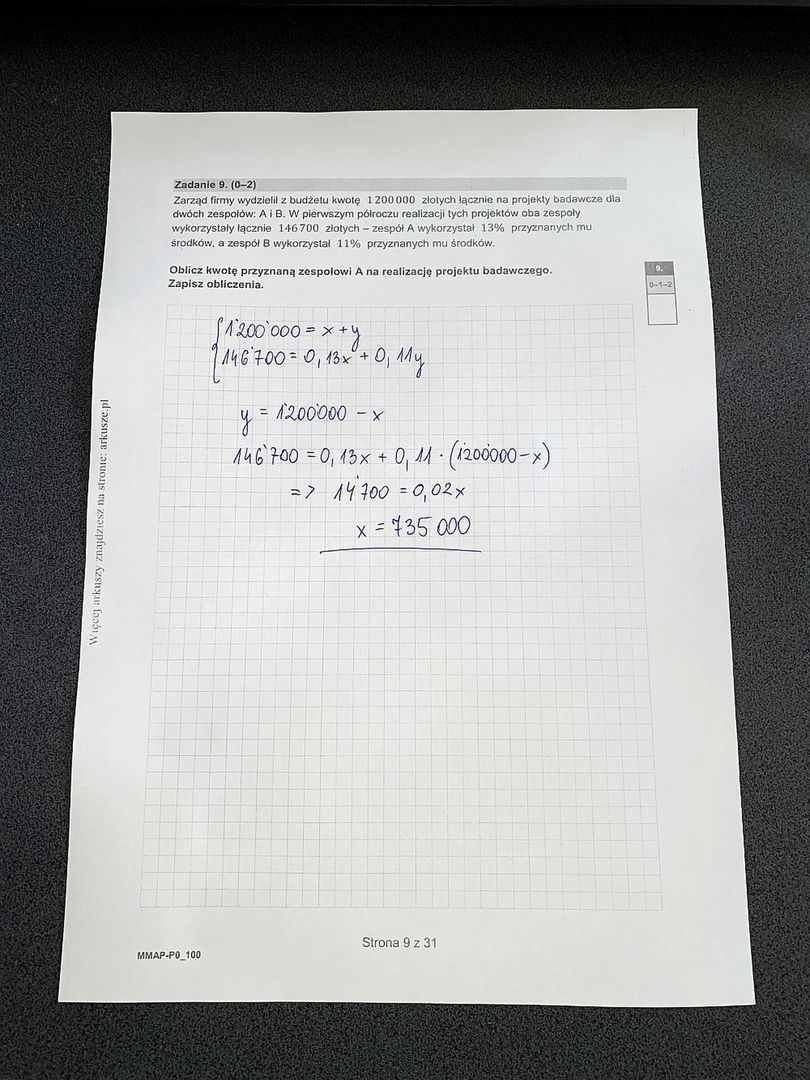 Matura 2025 z matematyki - rozwiązania i odpowiedzi do arkusza C