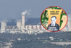 Baner z Tuskiem na koparce. Na miejscu policyjni negocjatorzy