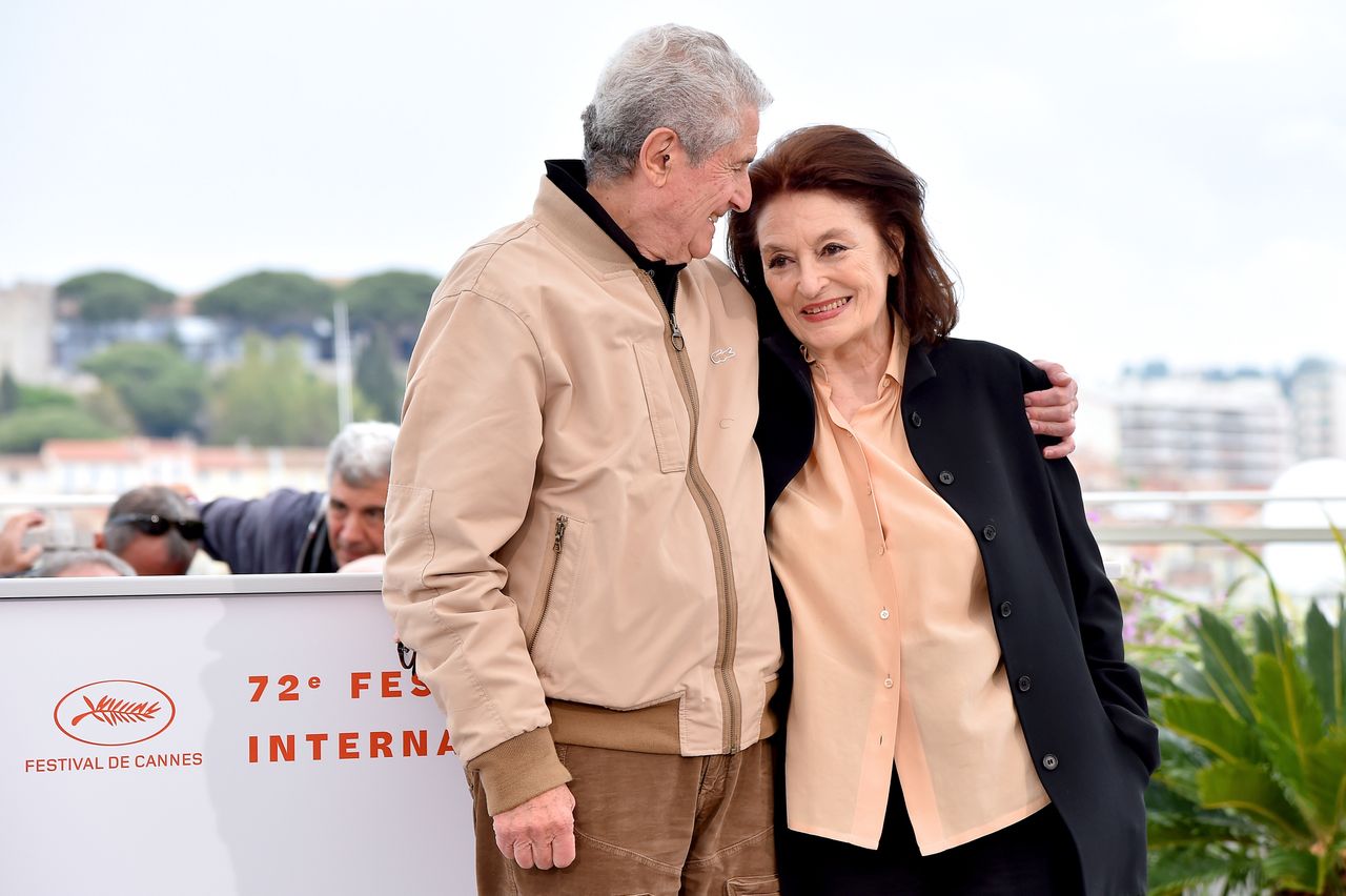 Anouk Aimee w Cannes w 2019 roku