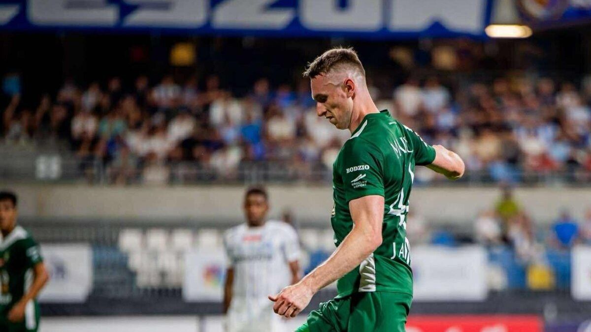 Twitter / Śląsk Wrocław / Mariusz Malec w meczu Śląska Wrocław w 2025 roku