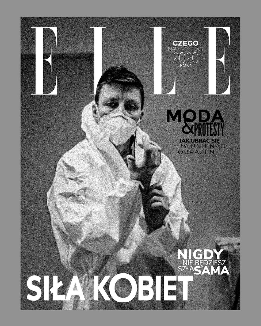 ELLE – Siła kobiet. Okładka autorstwa Matyldy Damięckiej