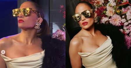 54-letnia Jennifer Lopez OLŚNIEWA w złotej sukni i z zaciśniętym dekoltem. Fani pieją z zachwytu: "Królowa!"