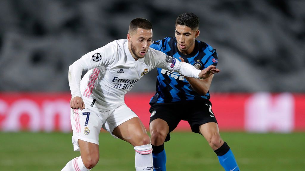 Getty Images / Gonzalo Arroyo Moreno / Na zdjęciu: Eden Hazard i Achraf Hakimi