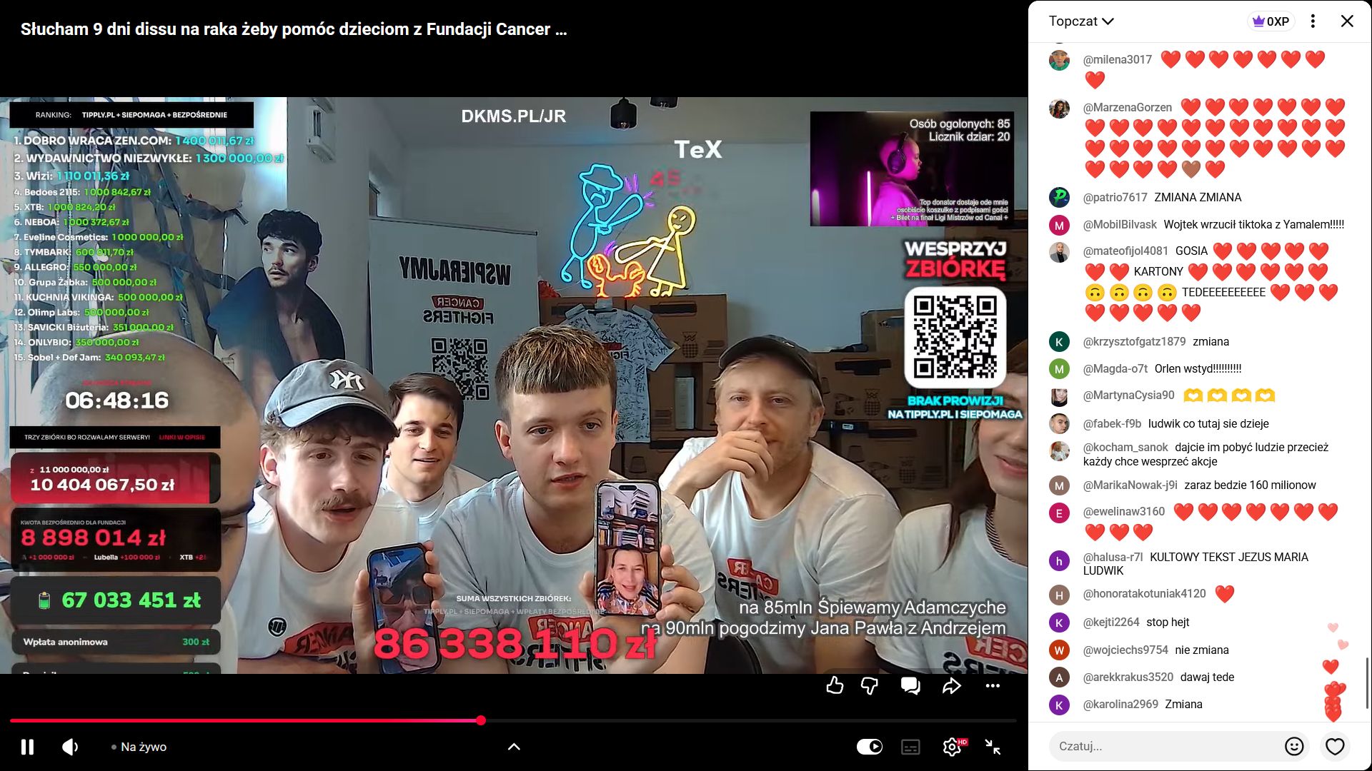 Charytatywny stream Łatwoganga