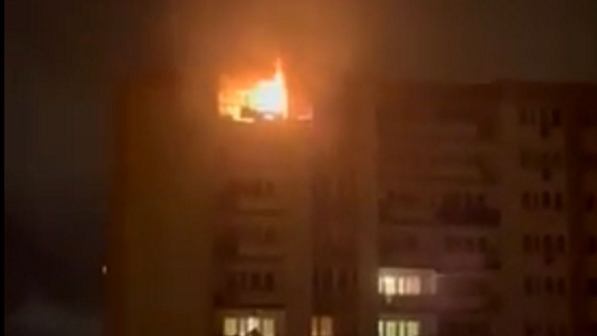 W Bydgoszczy spłonęło mieszkanie