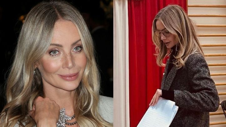 Agnieszka Woźniak-Starak głosuje z mamą i odpowiada na pytanie, skąd się wzięły jaj TAJEMNICZE piegi 