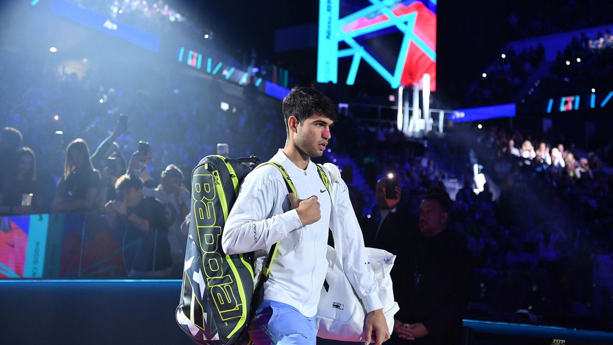 PAP/EPA / Alessandro Di Marco / Carlos Alcaraz w ATP Finals 2024