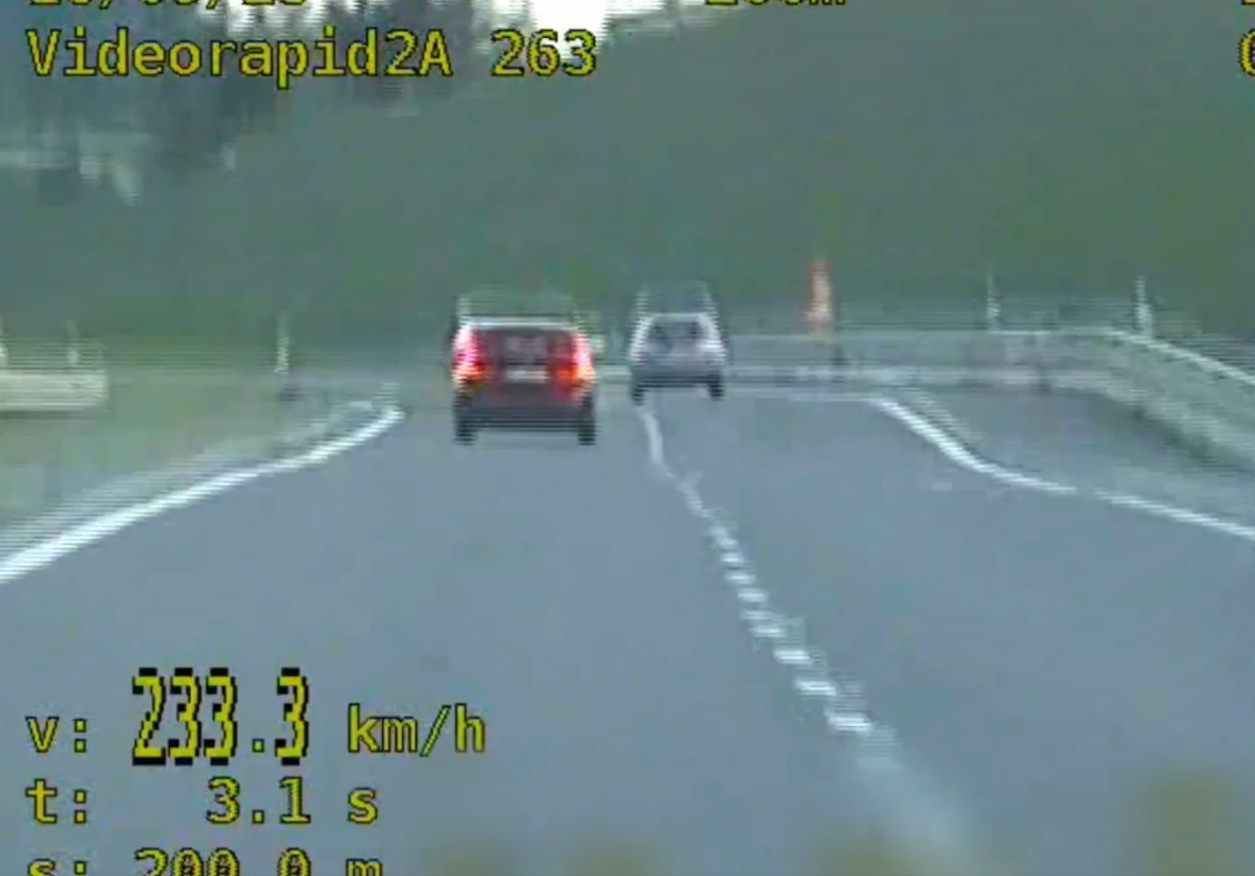 Rzeszów: Kierowca pędził ponad 230 km/h