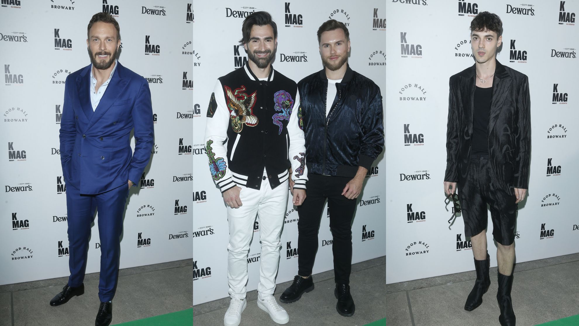 Sławek Uniatowski, Jacek Jelonek i Oliwier Kubiak, Radek Pestka 