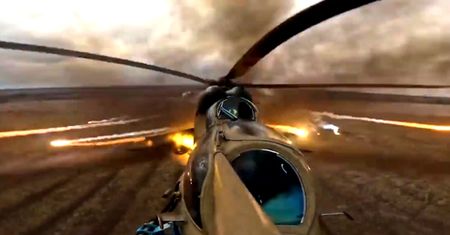 Moment ataku czeskich Mi-24. Mocne nagranie pilotów z frontu