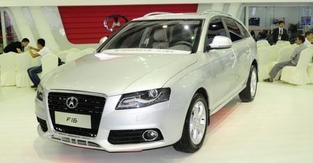 Chińskie podróbki Audi A4, Infiniti EX i Volkswagena Tiguana