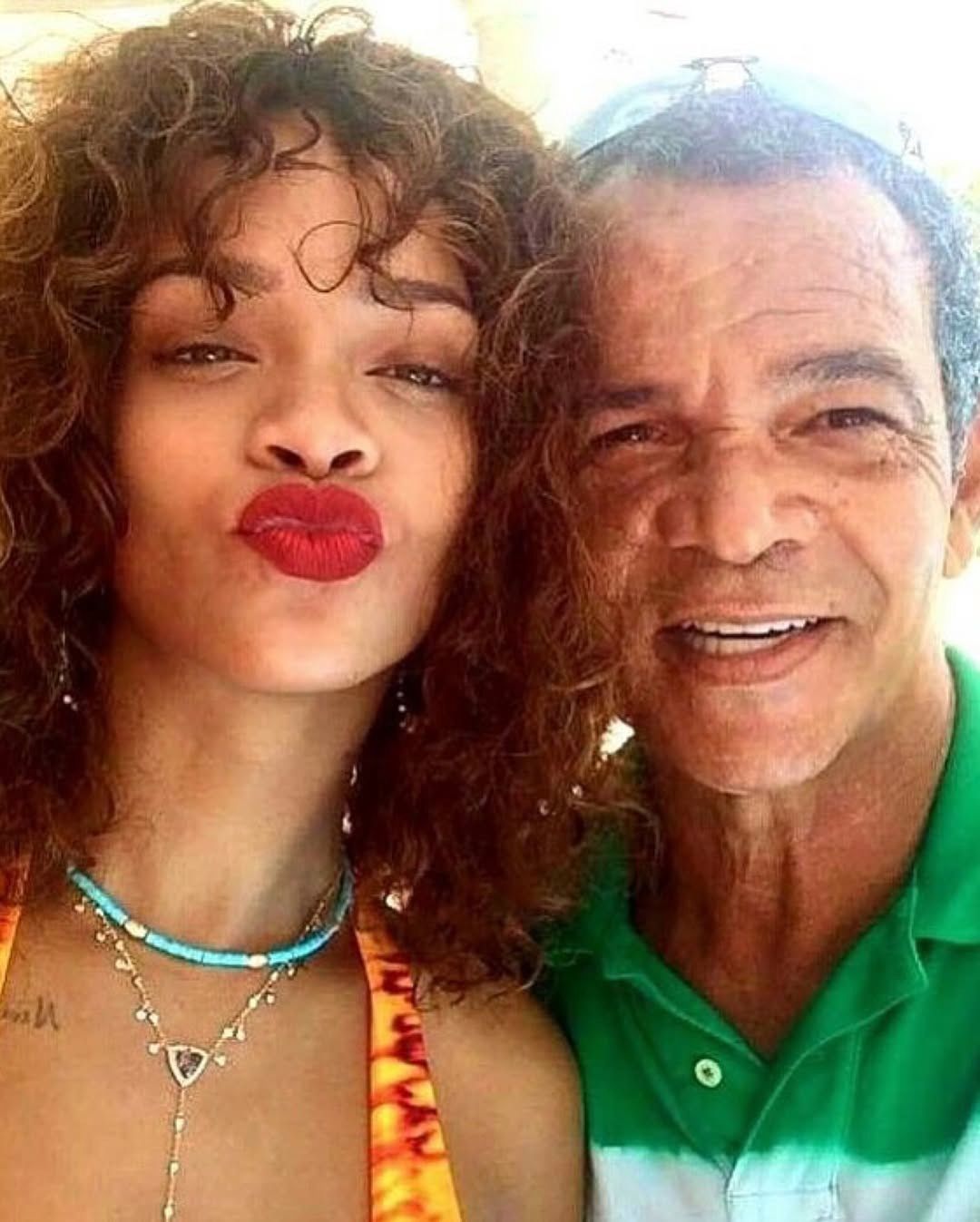 Rihanna z ojcem