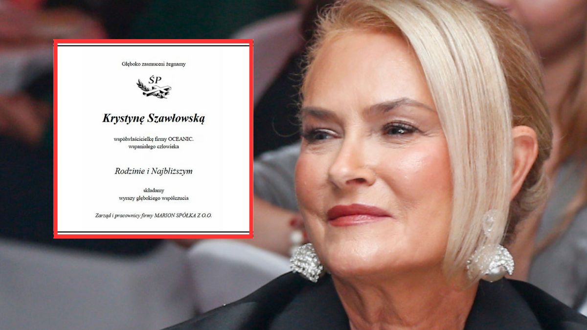 Mama Doroty Soszyńskiej (na zdjęciu), nie żyje