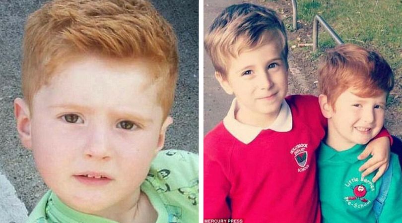 3-letni Noah był wyśmiewany przez inne dzieci z powodu swoich rudych włosów