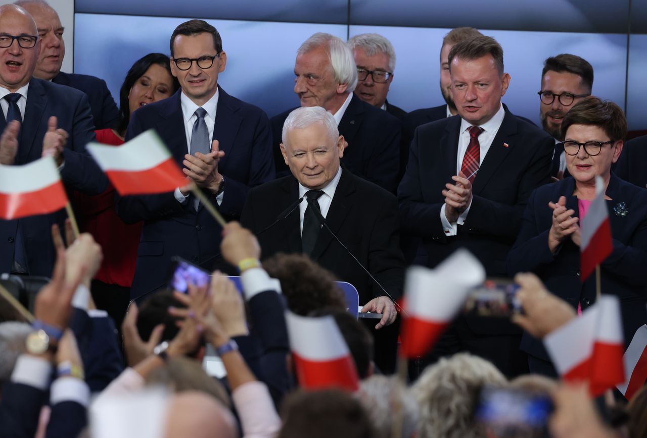 Prezes PiS Jarosław Kaczyński 